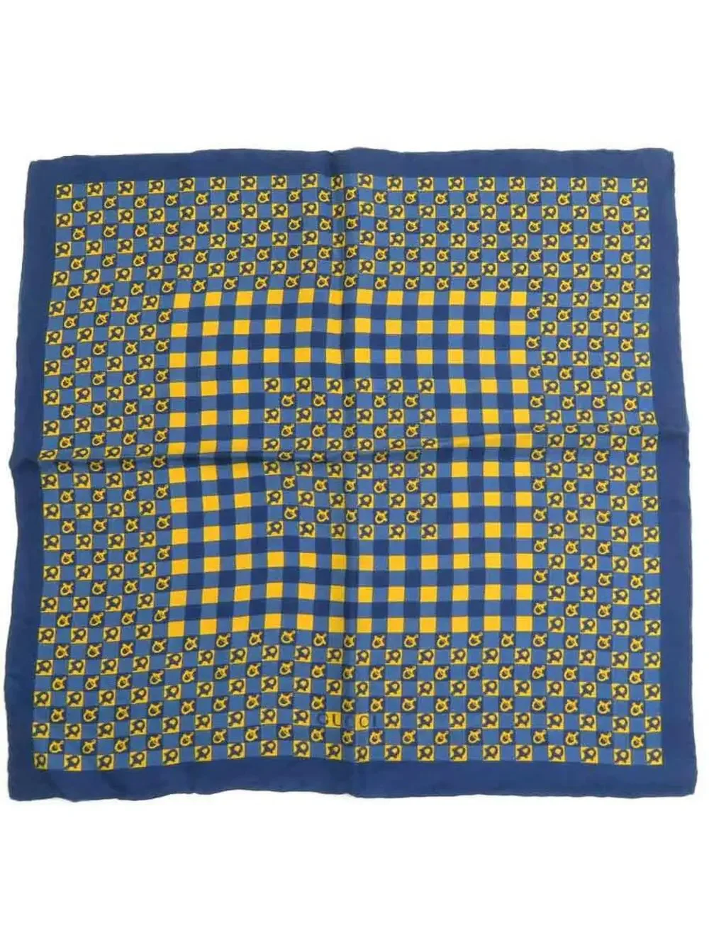 Auth Gucci Handkerchief Scarf #293949G83B